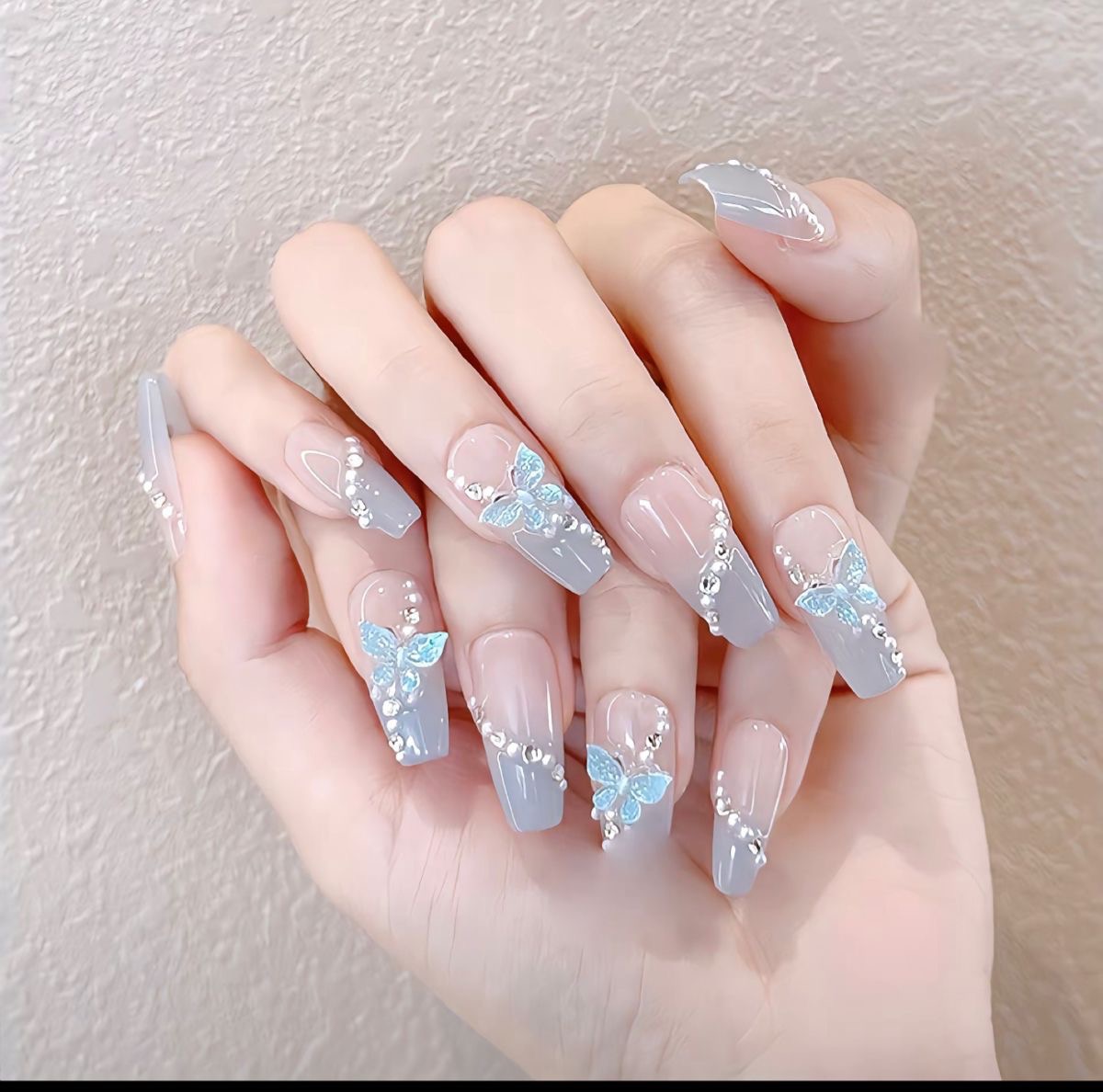 Butterfly nail art