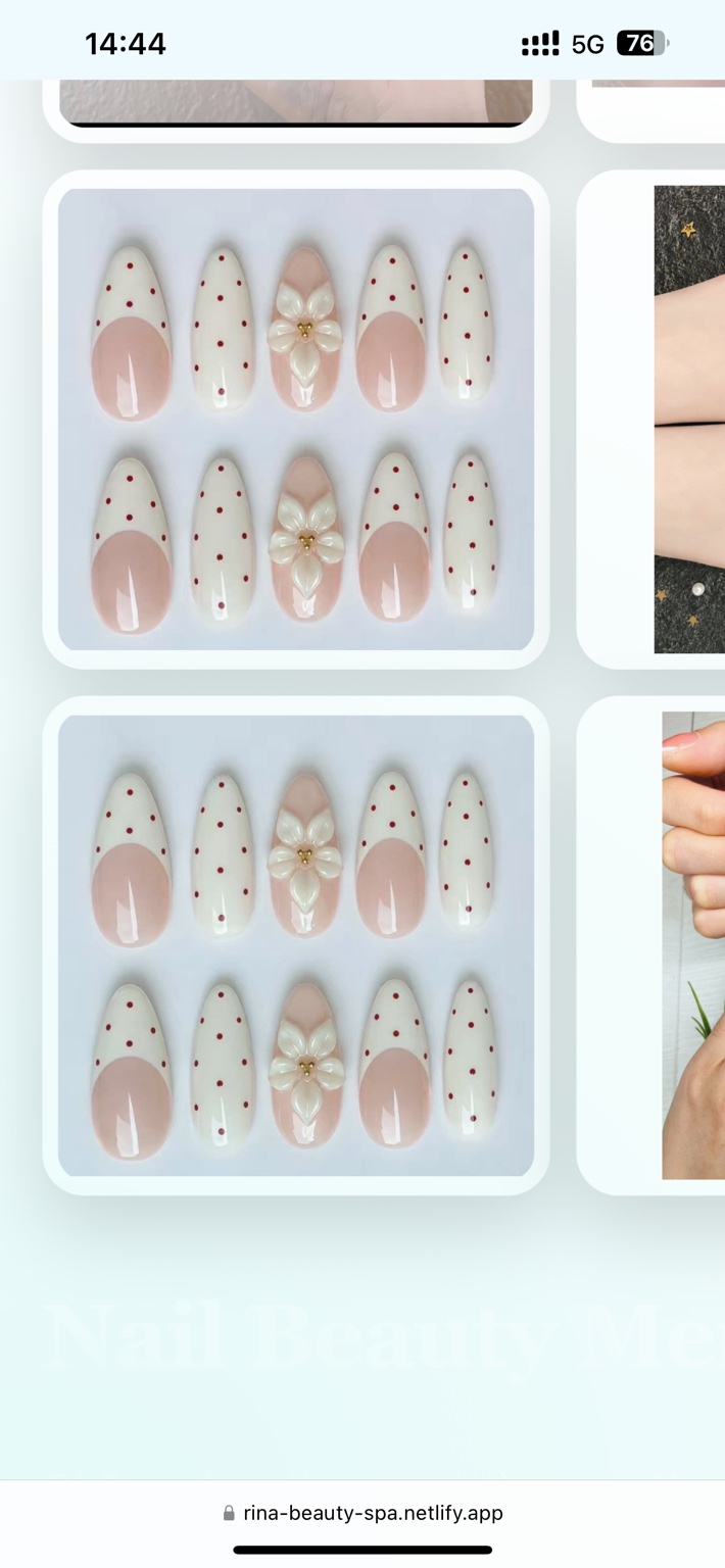 Heart nail design